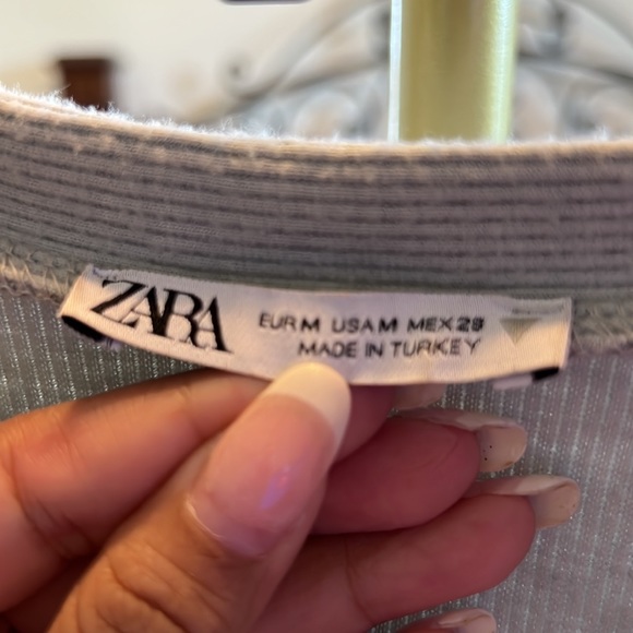Zara Pearl Grey Cardigan - Picture 6 of 10